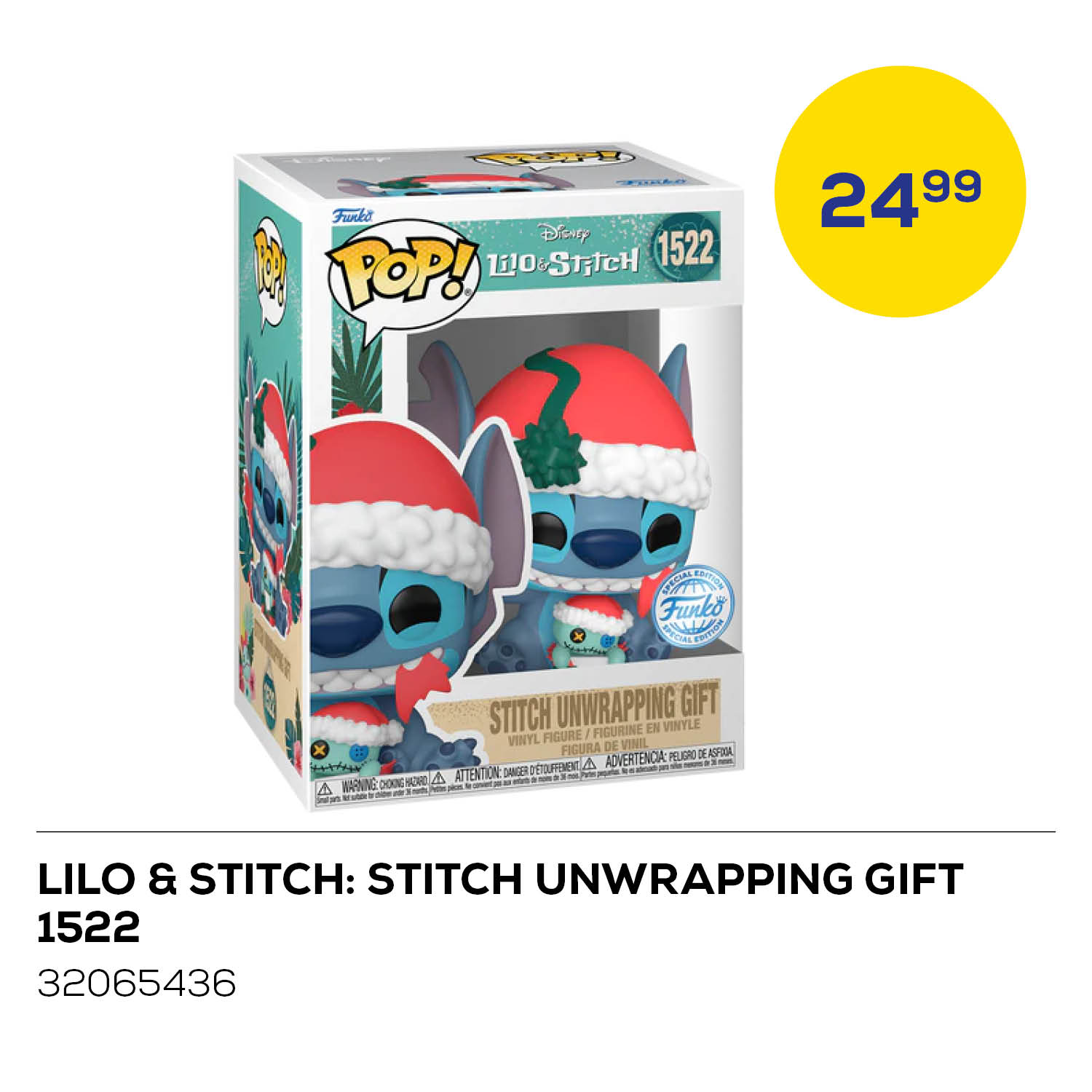 Funko Pop! Disney Movies - Lilo&Stitch: Stitch Unwrapping Gift -> Special Edition 1522